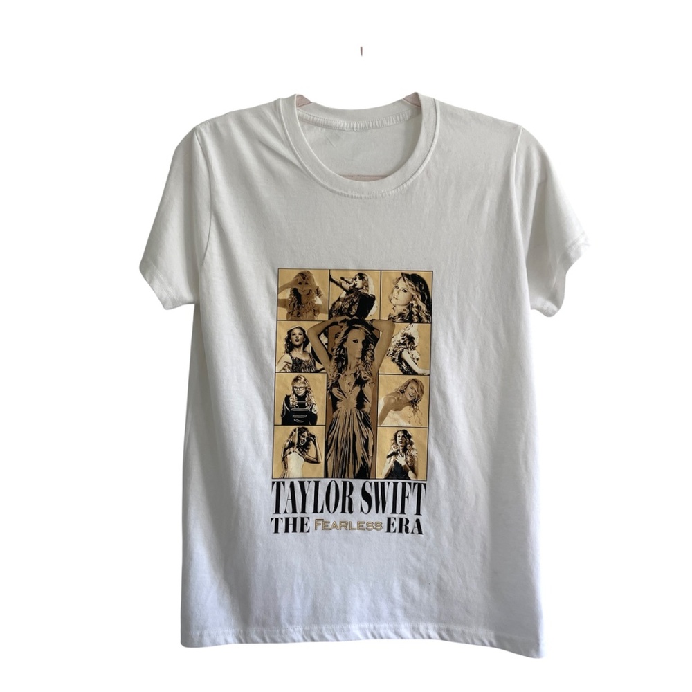 Vintage Taylor Swift Fearless Era Graphic Tee Shirt - Picture 4 of 15